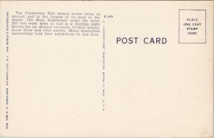 World's Largest Convention Hall & Auditorium Atlantic City NJ Postcard D77