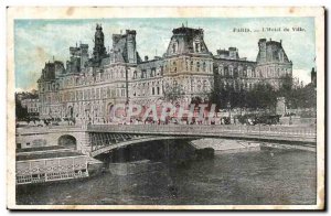 Paris Postcard Old City Hall