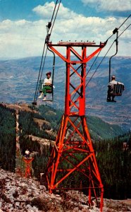 Colorado Aspen Chairlift No 2 View Of The Roaring Forks River Valley 1960