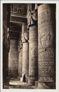 Egypt Dendera The Temple of Hathor Vintage RPPC C086