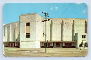 Municipal Auditorium Charleston West Virginia WV UNP Chrome Postcard D18