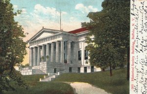 USA Historical Society Building Buffalo New York Vintage Postcard 04.06