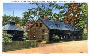 Fort Western & Block House in Augusta, Maine