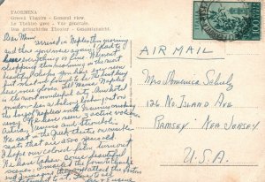 Vintage Postcard Taormina Teatro Greco Panarama Greeck Theatre General Vie