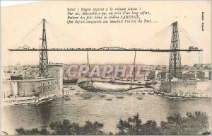 Old Postcard Marseille Sardine