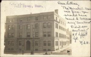 Fall River MA YMCA c1905 Real Photo Postcard