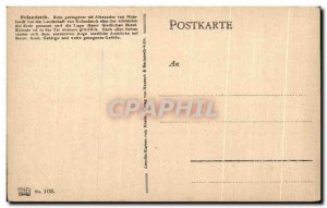 Old Postcard Rolandseck und der Drackenfels