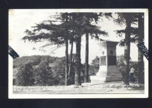 RPPC UNIONTOWN PENNSYLVANIA NATIONAL HIGHWAY ROADSIDE REAL PHOTO POSTCARD