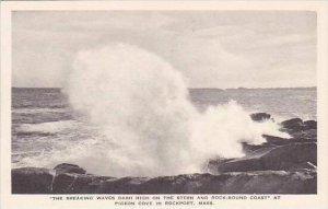 Massachusetts Rockport Breaking Waves At Pigeon Point Albertype