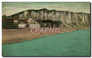 Old Postcard Treport Casino La Falaise