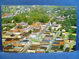 Postcard NC Newton Aerial View of Newton Catawba County