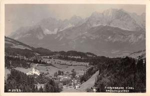 Fieberbrunn Tirol Austria birds eye view of area real photo pc Y14789