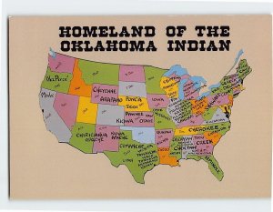 M-202850 Homeland of the Oklahoma Indian USA