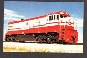 CO DOT Test Track Railroad Train GE U30C Pueblo Colorado Postcard RR PC