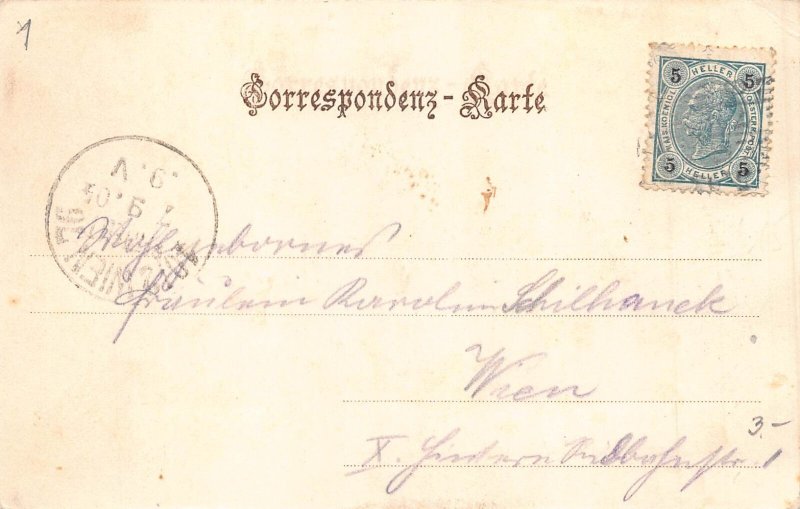 C041 Austria,  Mariazell mit Oetscher vintage postcard