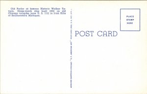 Postcard Old Parlor at Historic Walker Tavern US 112 in Irish Hills, Michigan