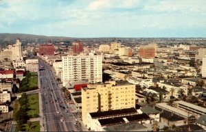 California Long Beach Ocean Boulevard Looking West