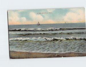 Postcard A Delightful Sail Ocean Grove New Jersey USA