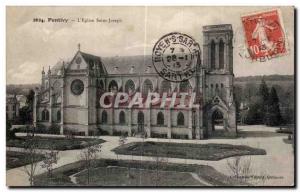 Old Postcard Pontivy The Church of St. Joseph