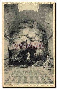 Postcard Old Park Rambouillet Laiterie Marie Antoinette Room Cave