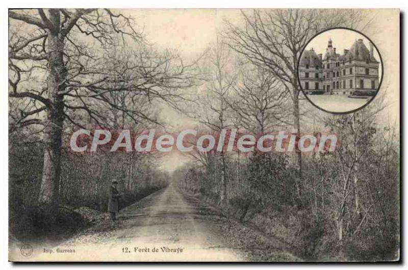 Postcard Old Foret Vibraye