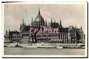 Old Postcard Budapest Parliament