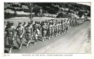 Infantry on the Move, Those Marching Columns