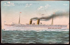 Vintage Postcard 1910 Steamer Harvard - Boston to New York, Massachusetts (MA)
