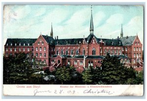 1909 Monastery of the Mission Cloistered Sisters Greetings from Steyl Postcard