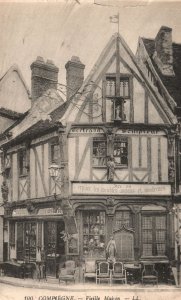 Vintage Postcard 1910's Complegne Vicille Masson Historical Building Landmark