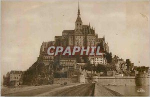 Modern Postcard Mont St Michel view Generale