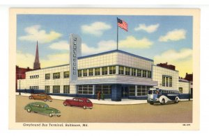 MD - Baltimore. Greyhound Bus Terminal