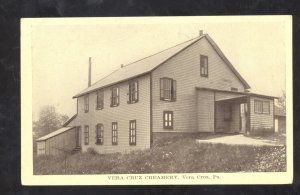 VERA CRUZ PENNSYLVANIA VERA CRUZ CREAMERY VINTAGE POSTCARD PA.