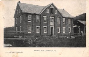Adamstown Pennsylvania Hosiery Mill, Undivided Back Vintage Postcard U11650