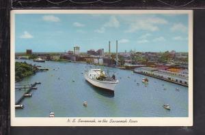Nuclear Ship Savannah Postcard 