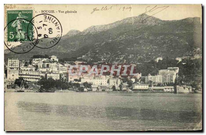 Postcard Old Bourgie Vue Generale