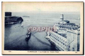 Marseille - La Passe du Vieux Port - Old Postcard