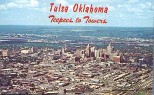 Greetings from Tulsa OK, Oklahoma - from Teepees to Towers