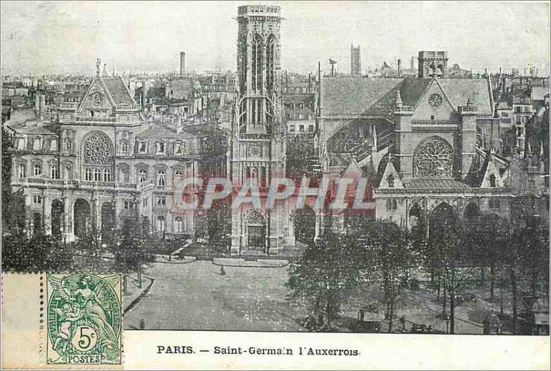 'Old Postcard Paris Saint Germain l''Auxerrois'