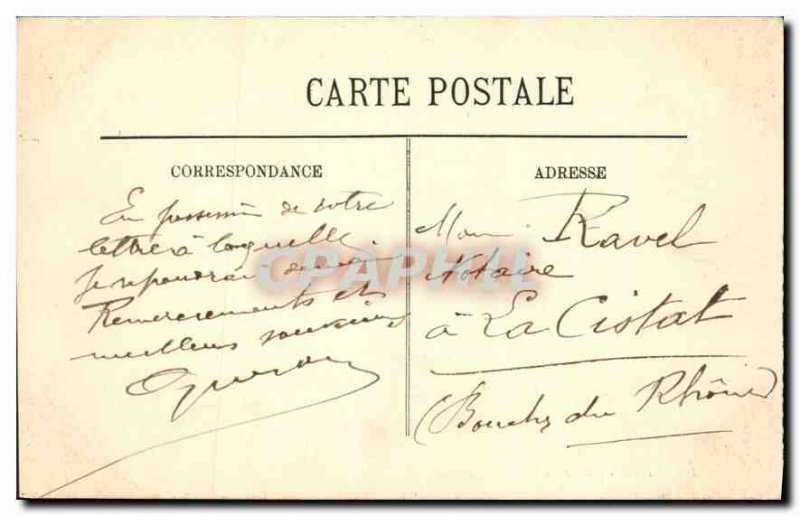 Old Postcard Paris Luxembourg Gardens