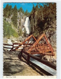 Postcard Fish Creek Falls, Steamboat Springs, Colorado