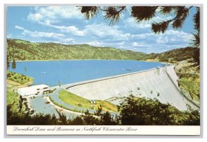 Dworshak Dam & Reservoir Idaho Northfork Clearwater River Postcard Continental