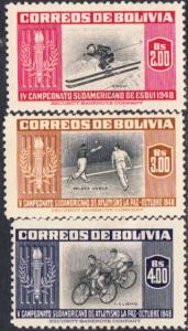 Bolivia #352-358 MH