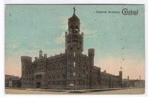 Central Armory Cleveland Ohio 1914 postcard