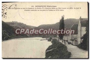 Old Postcard History Vallee De Besancon Casamene Downstream From