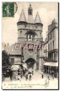 Bordeaux Old Postcard Tower of the large bell