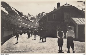 RP ; Myrdal , Aurland, Norway , 1910-20s ; Train at Railroad Station