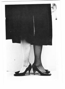 Art Card Four Feet in Pumps  Photograph Steven Cox 1985 4 by 6