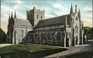 Armagh Ireland St Patrick's Protestant Cathedral c1910 Vintage Postcard