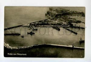 491021 Germany HELIGOLAND Hafen von Helgoland Port LIGHTHOUSE PHOTO postcard